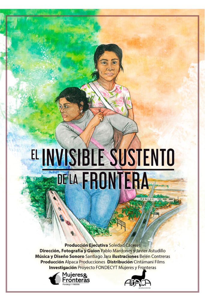 Afiche de la película El Invisible sustento de la frontera