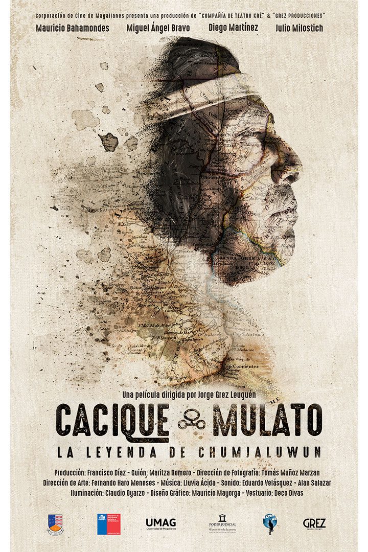 Afiche de la película Cacique mulato, la leyenda de Chumjaluwun